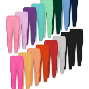 Girls Stretch Leggings Set