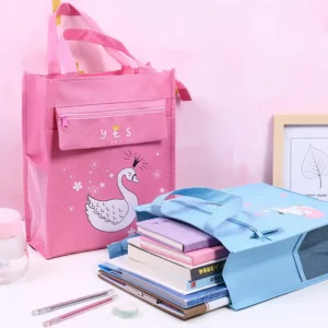 Cute Canvas School Storage Bag