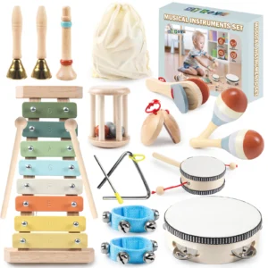 11-Piece Wooden Musical Set